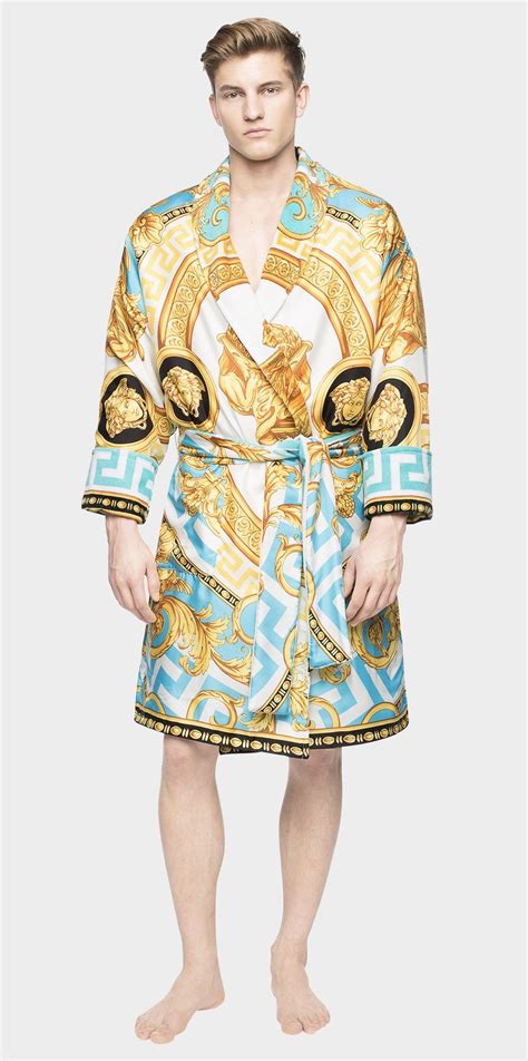 versace look alike bathrobe|Men's Bathrobe Collection .